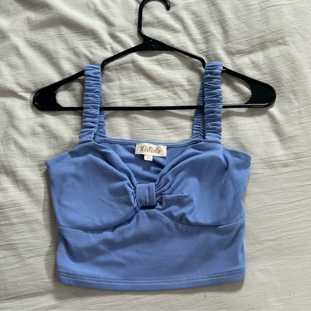 Cropped Twist Tank